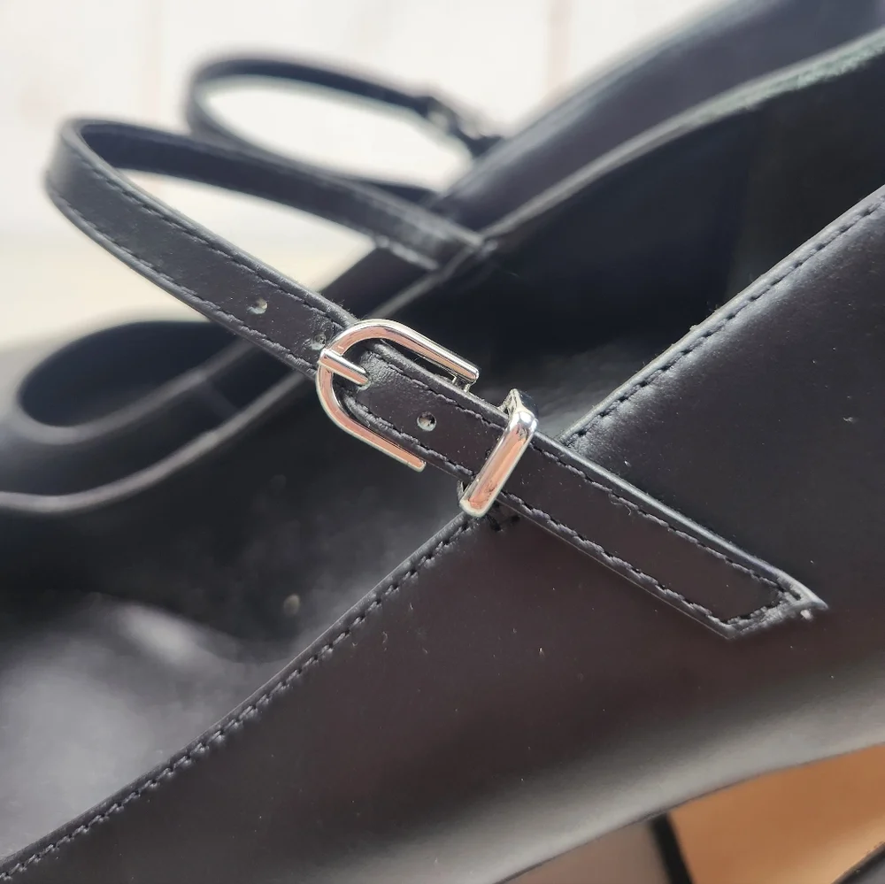 Anthropologie Black Heels - Picture 7 of 14